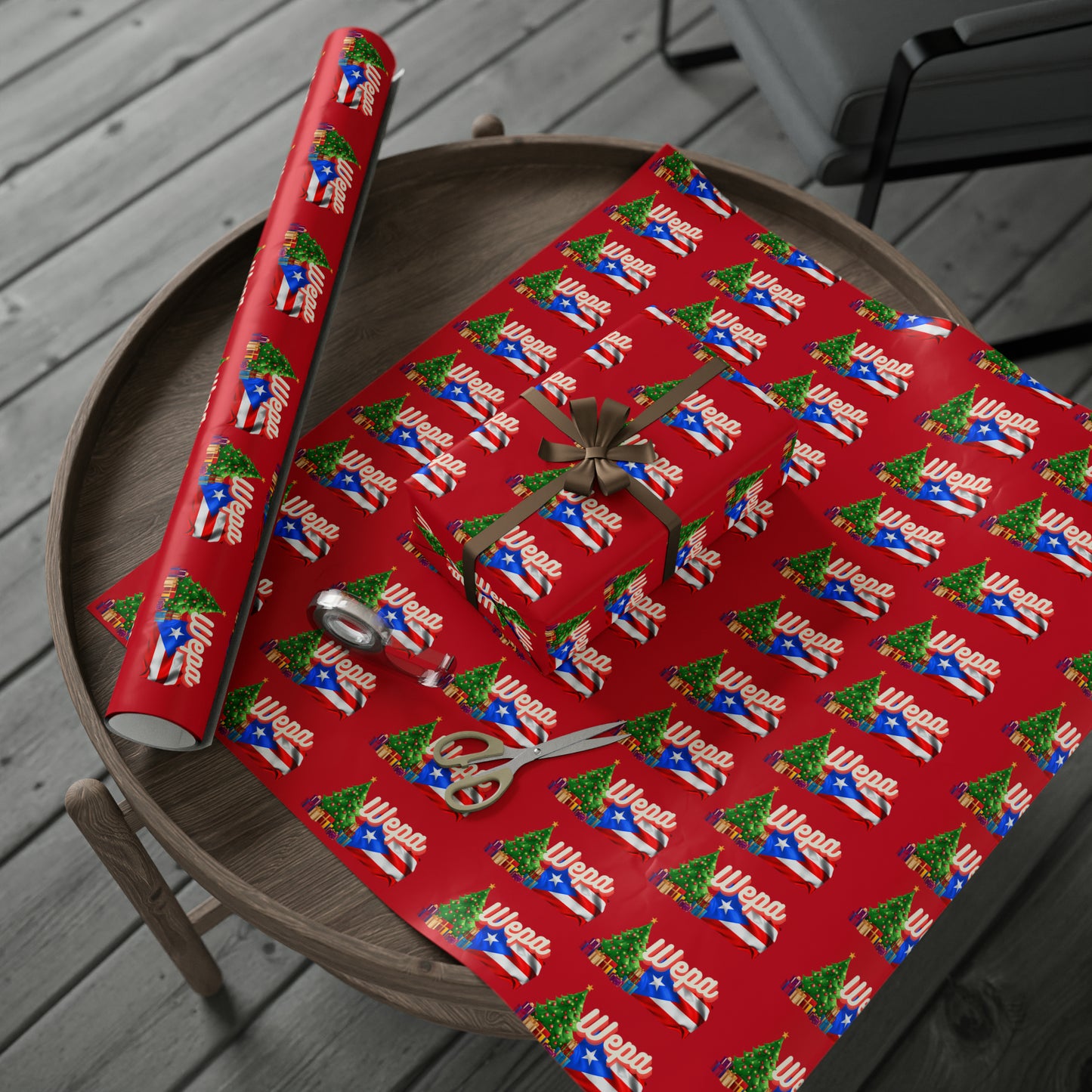 WEPA Christmas Red Wrapping Paper