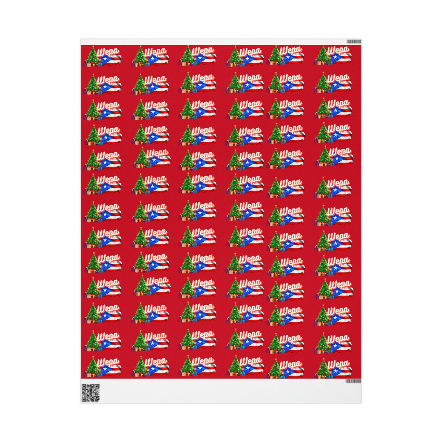 WEPA Christmas Red Wrapping Paper