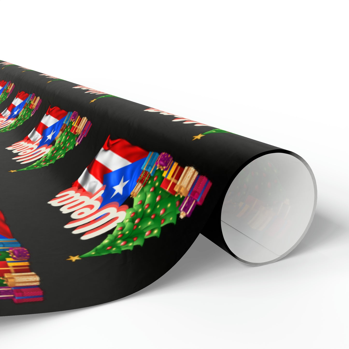 WEPA Christmas Black Wrapping Paper