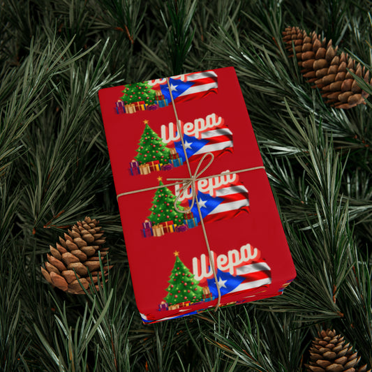 WEPA Christmas Red Wrapping Paper